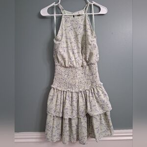 She + Sky Mint and Lavender Floral Dress